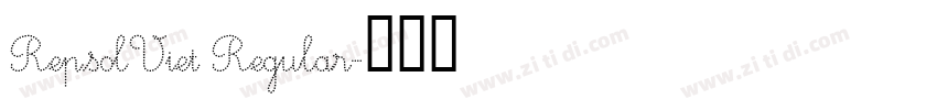 RepsolViet Regular字体转换